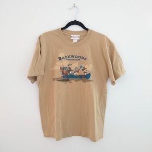 Vintage Disneyland backwoods Made in USA tee Large